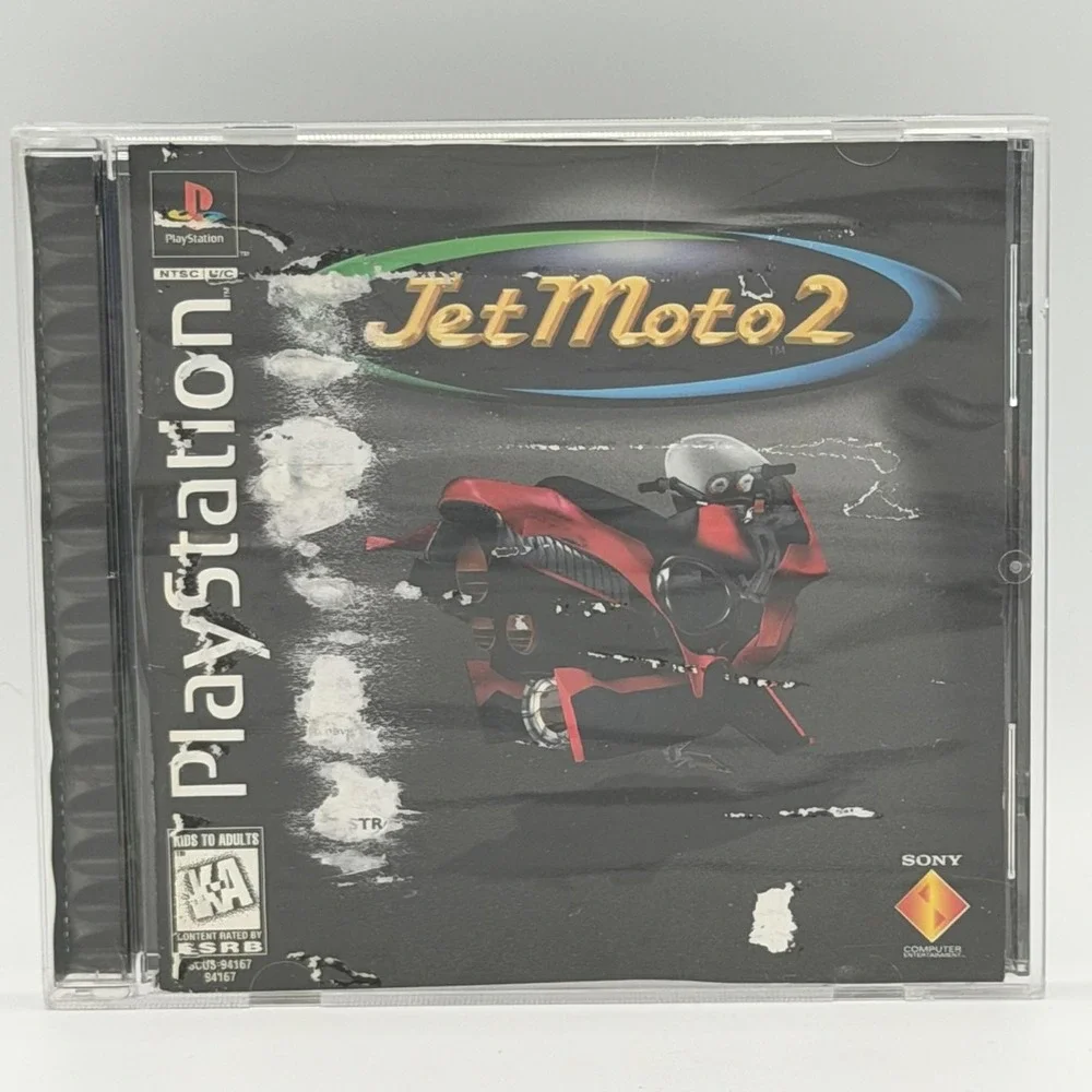 Vintage Jet Moto 2 Sony PlayStation 1 PS1 Complete CIB Racing Game K-A NTSC-U/C